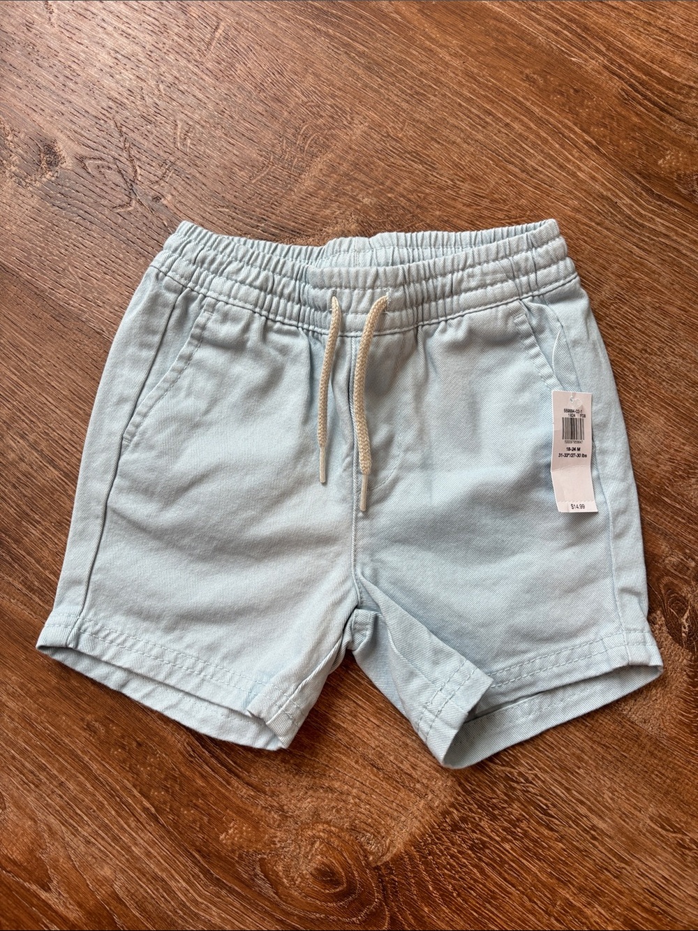 NEW Old Navy Light Blue Kids Drawstring Shorts
